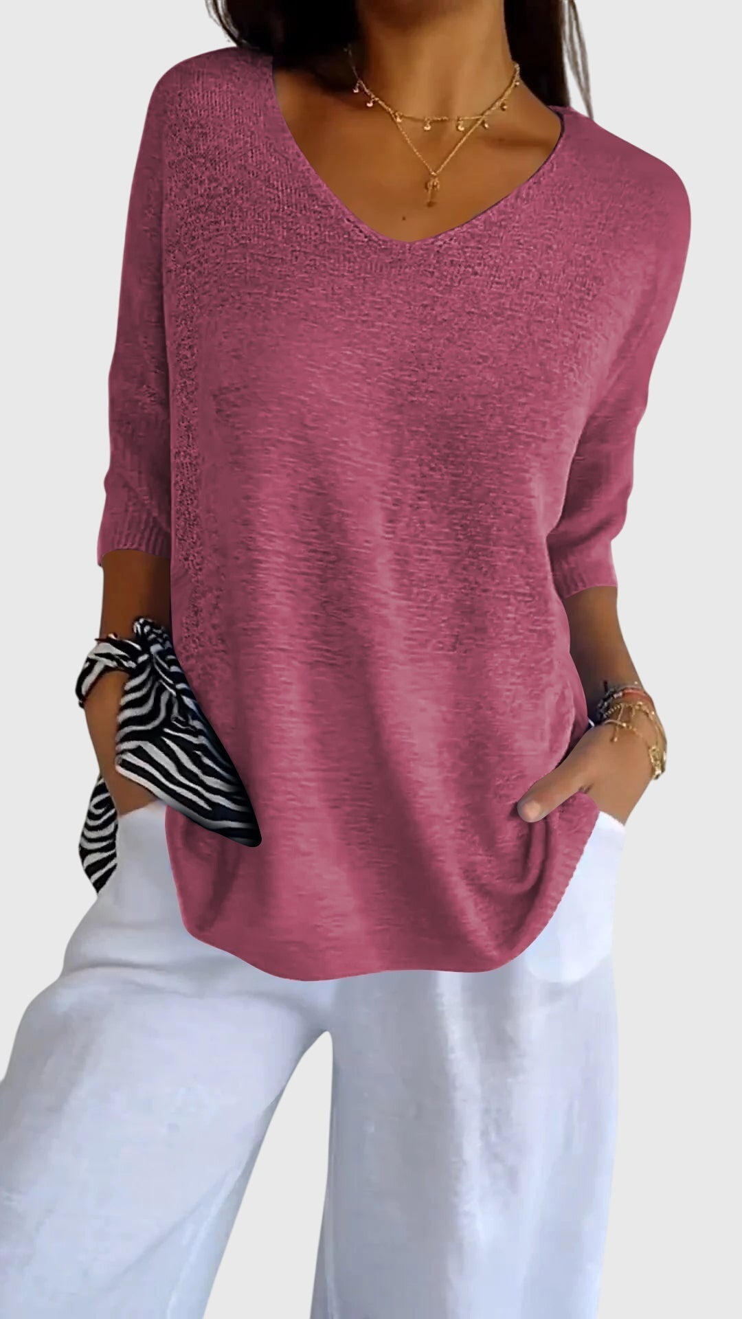 Ellington | Elegant V-Neck Top
