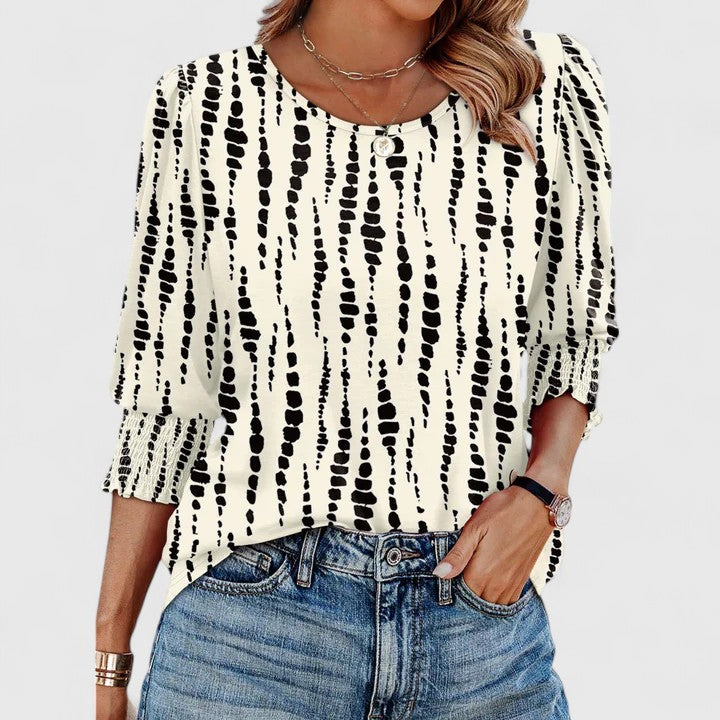 Ellington | Elegant Smocked Top