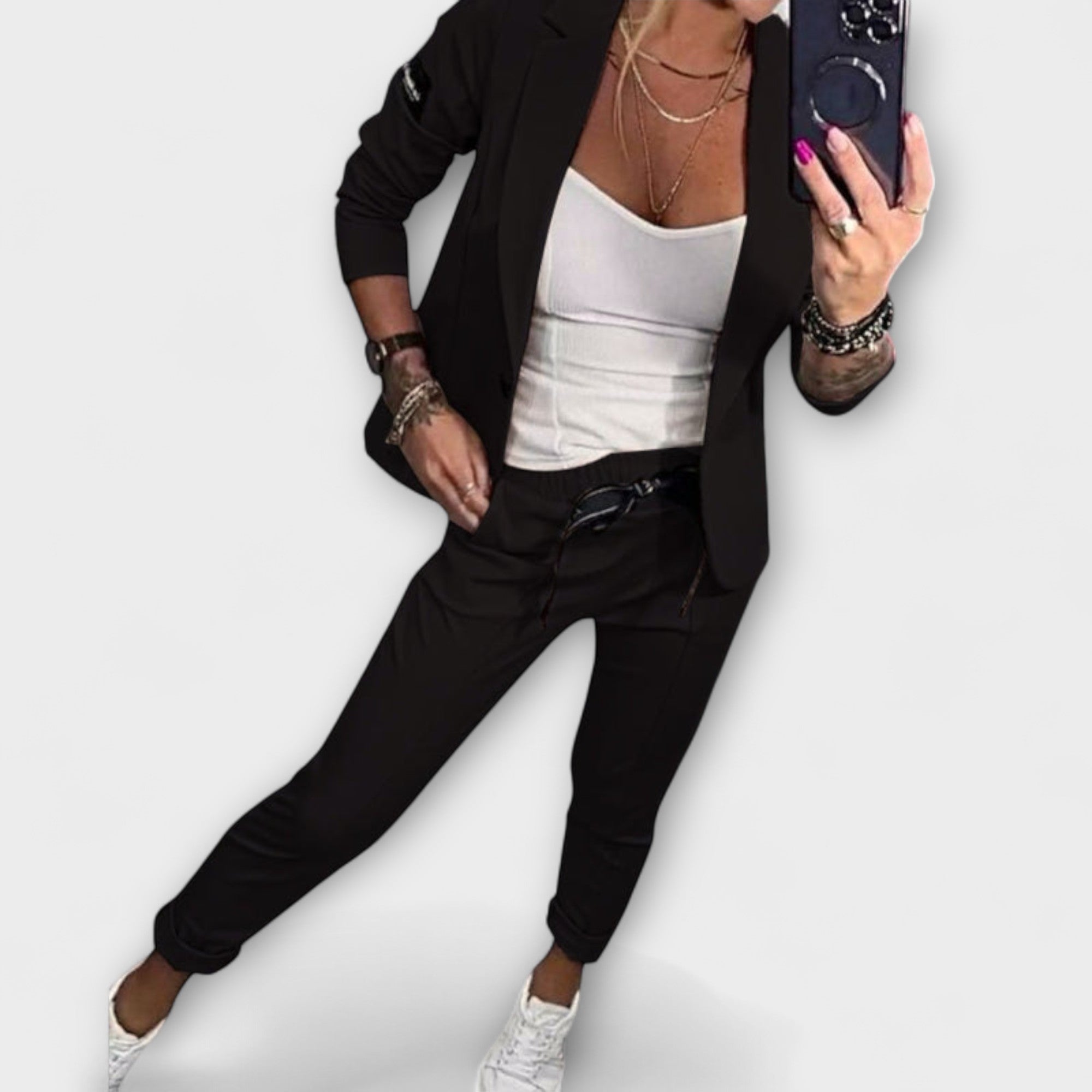 Ellington | Elegant Set of Top, Jacket, and Pants