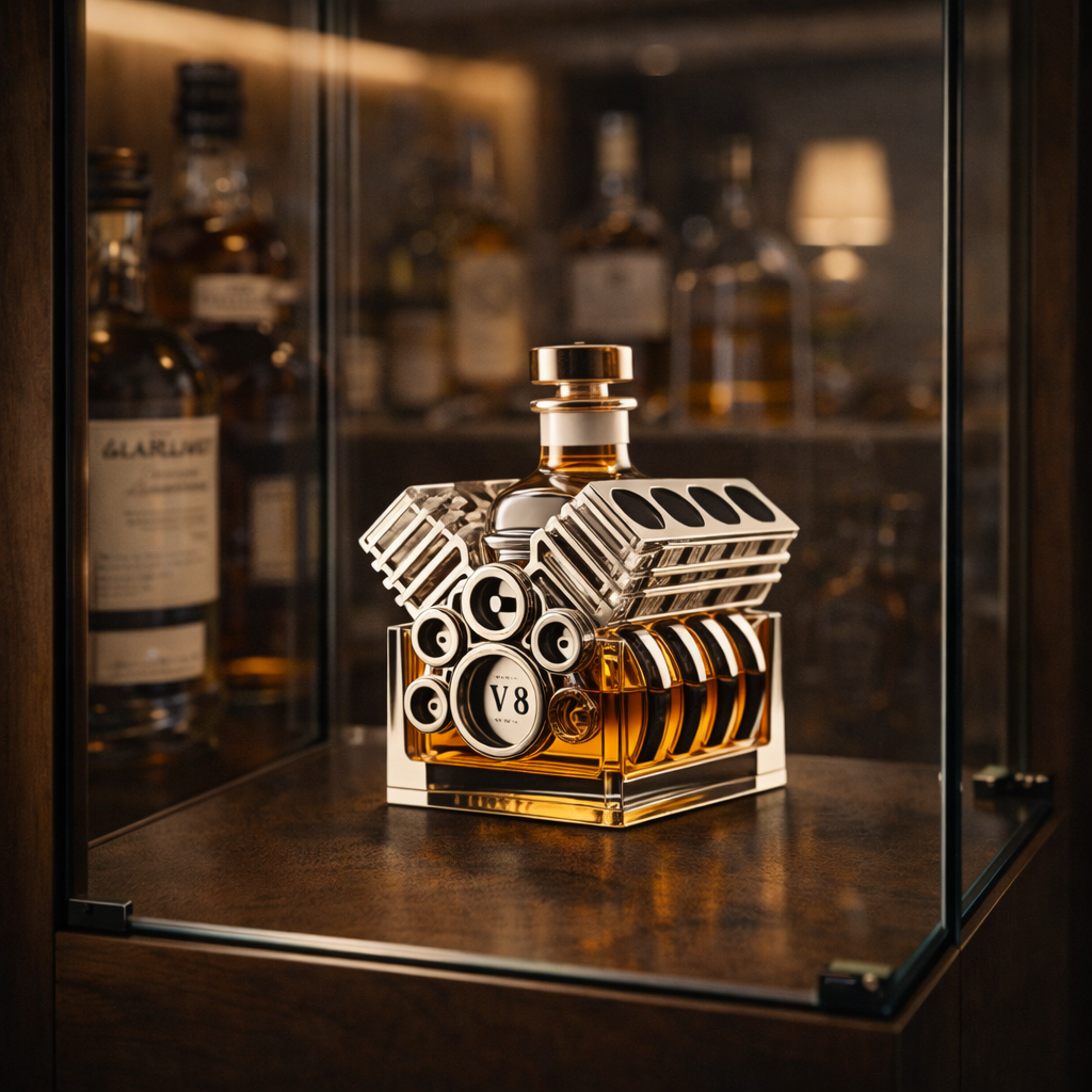 Whisky Bottle - Motorcycle Edition