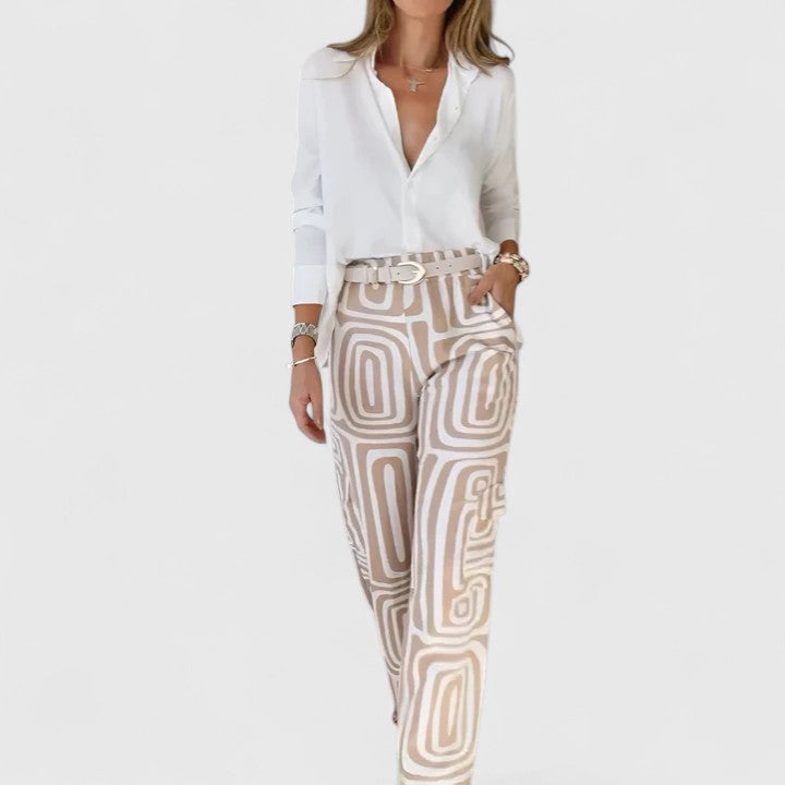 Ellington | Elegant Two-Piece Set (Includes a Free Belt)
