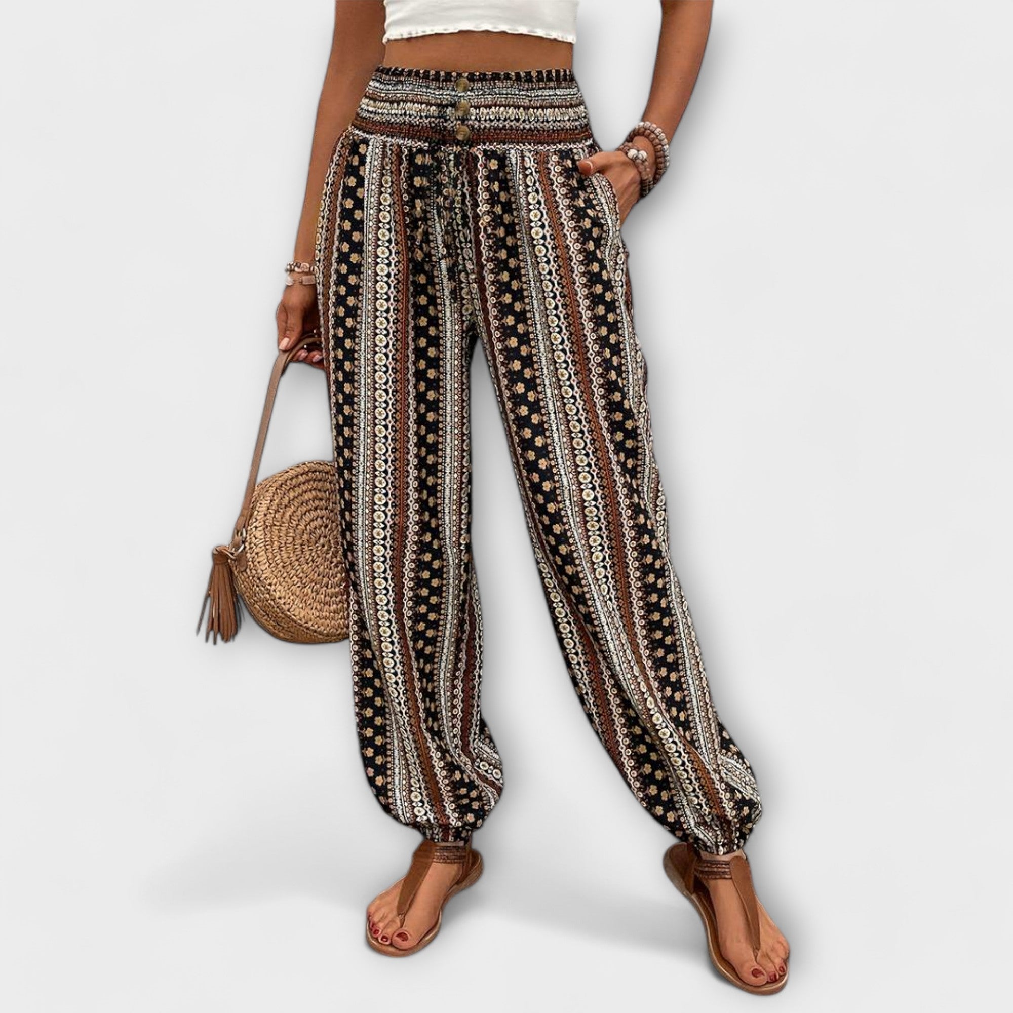 Ellington | Ethnic Graphic Pants