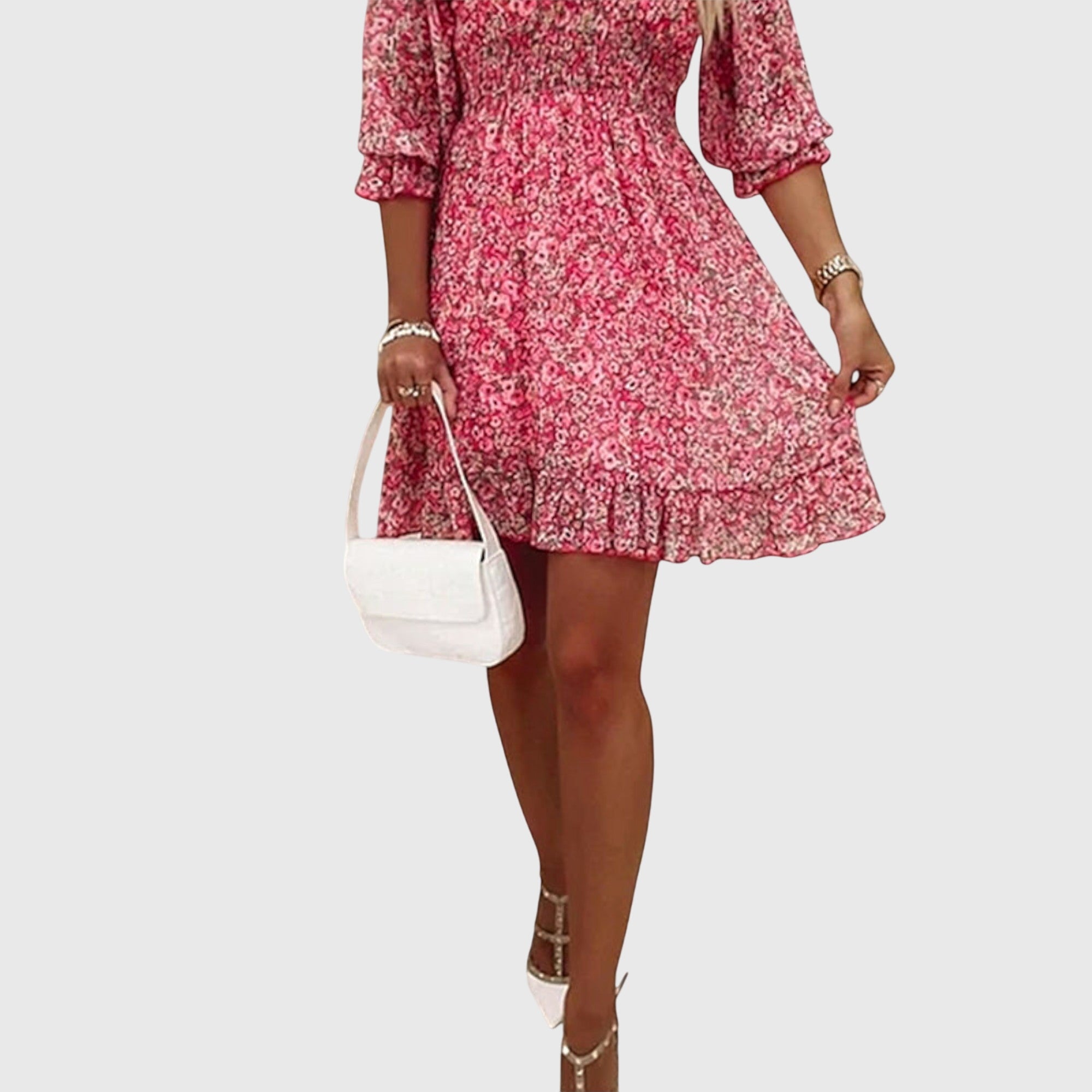 Ellington | Floral Puff Sleeve Dress