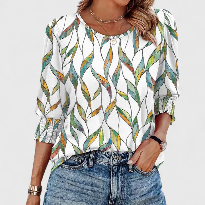 Ellington | Elegant Smocked Top