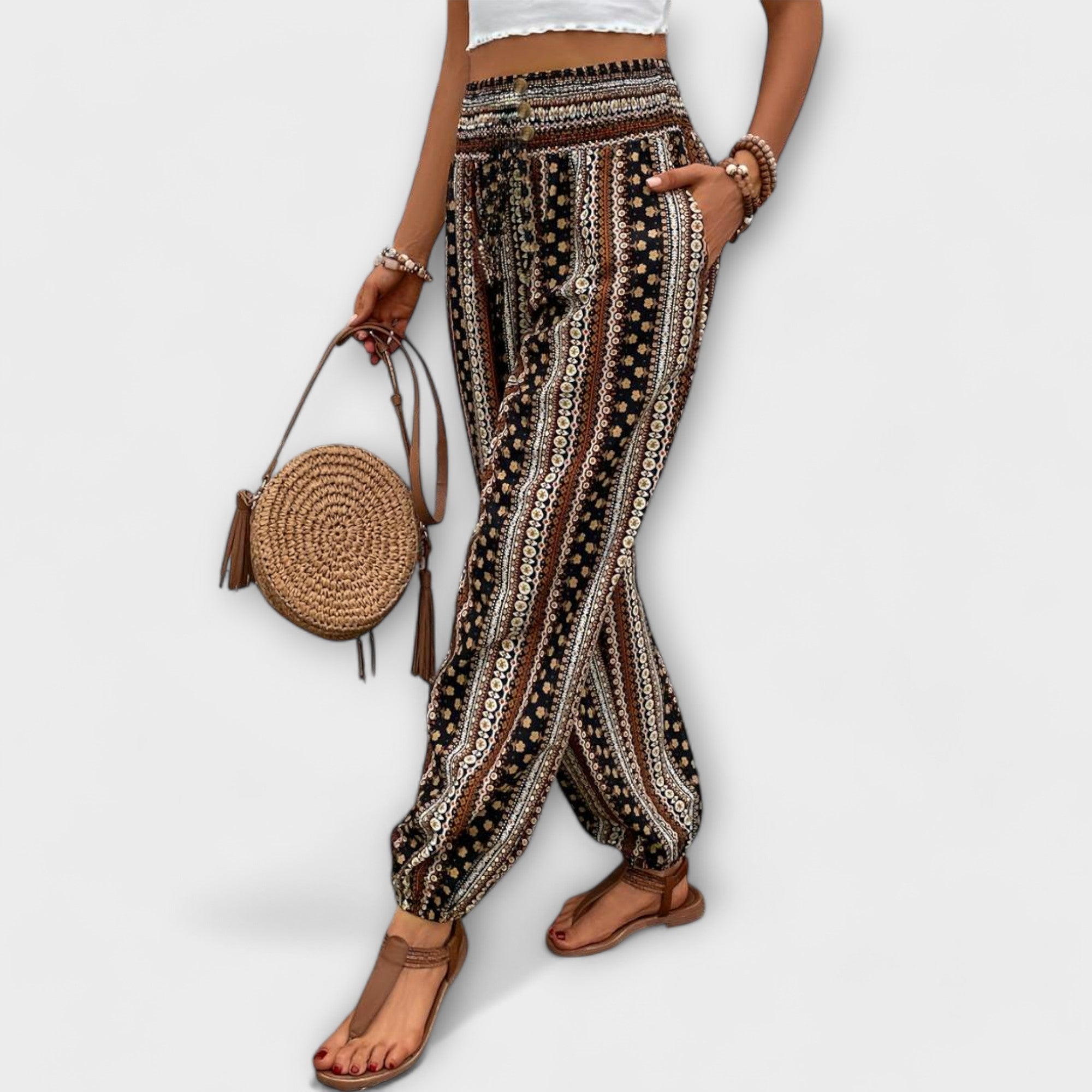 Ellington | Ethnic Graphic Pants