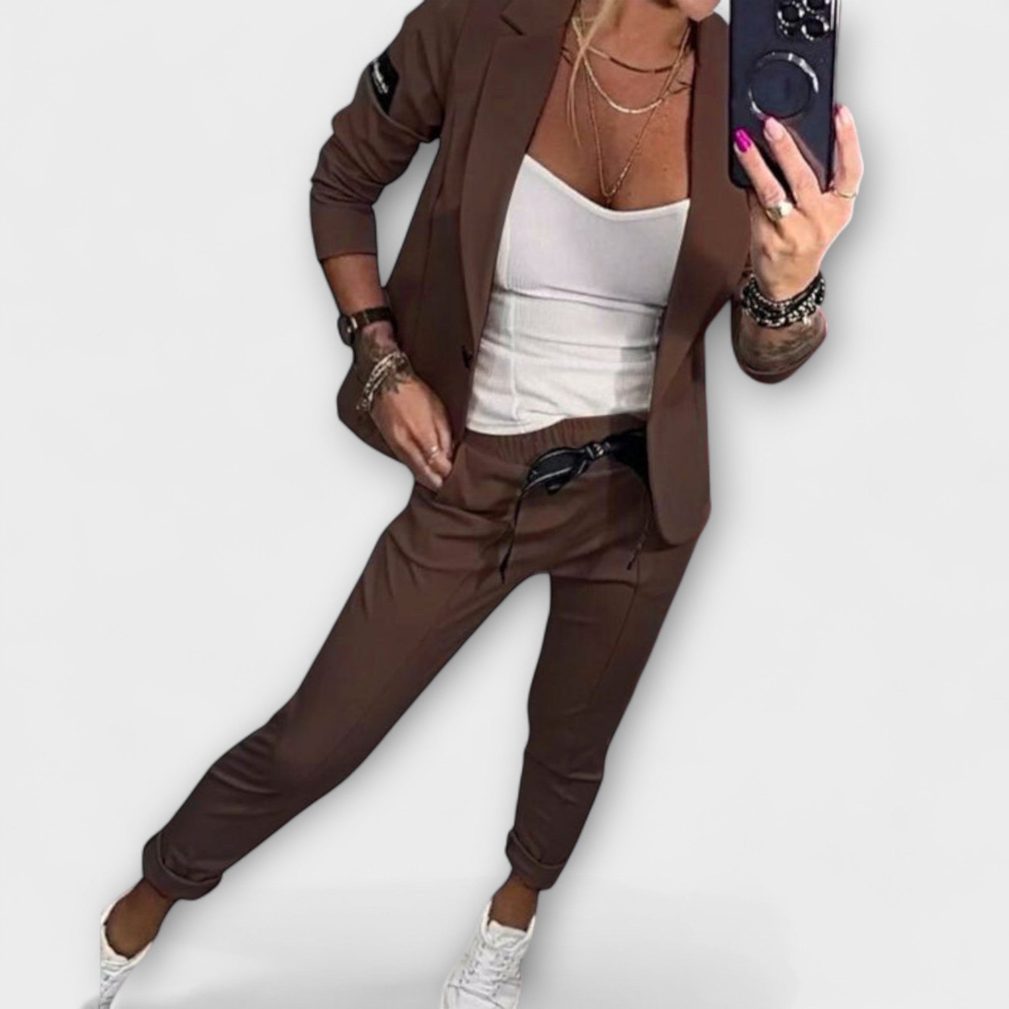 Ellington | Elegant Set of Top, Jacket, and Pants