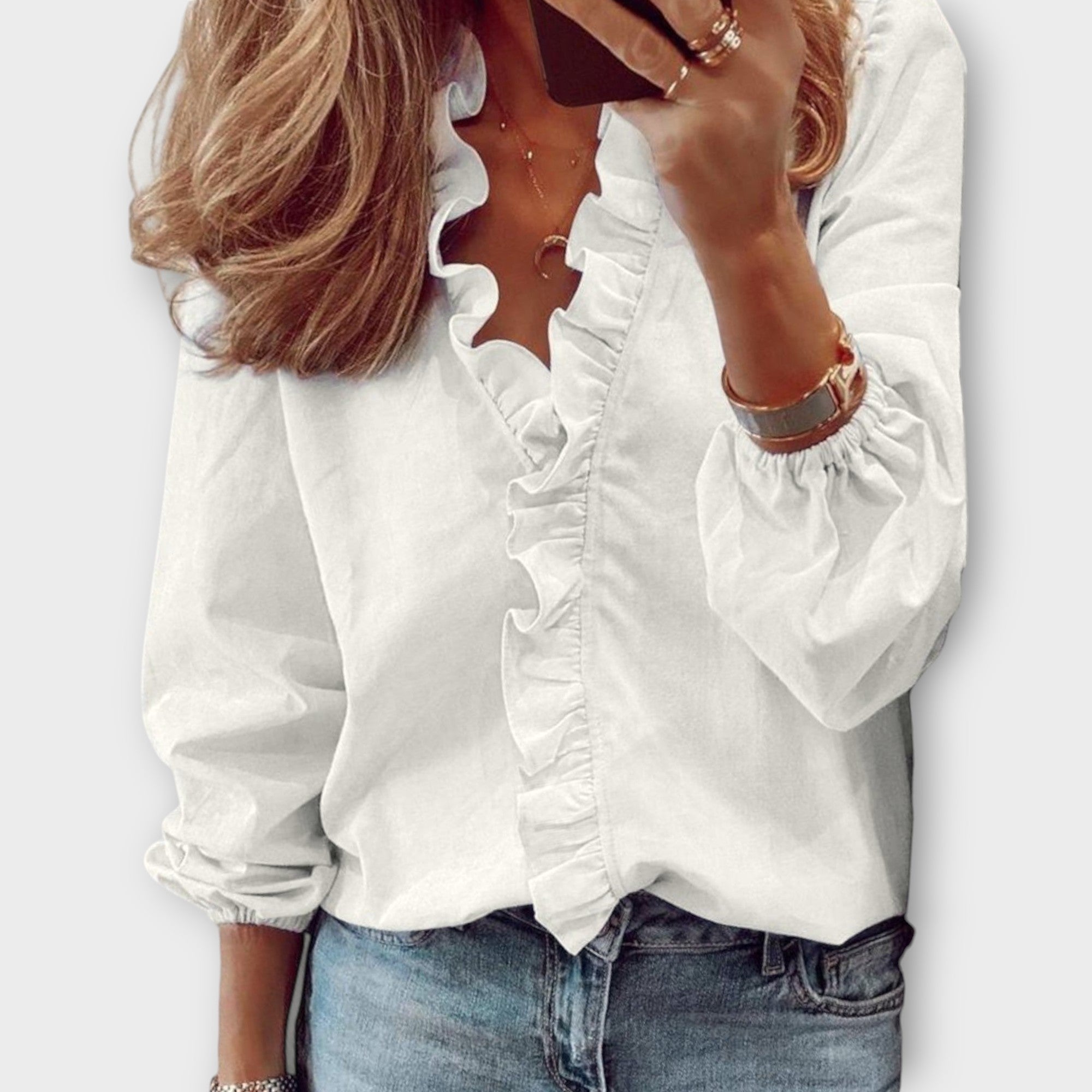 Ellington | Elegant Ruffled Blouse