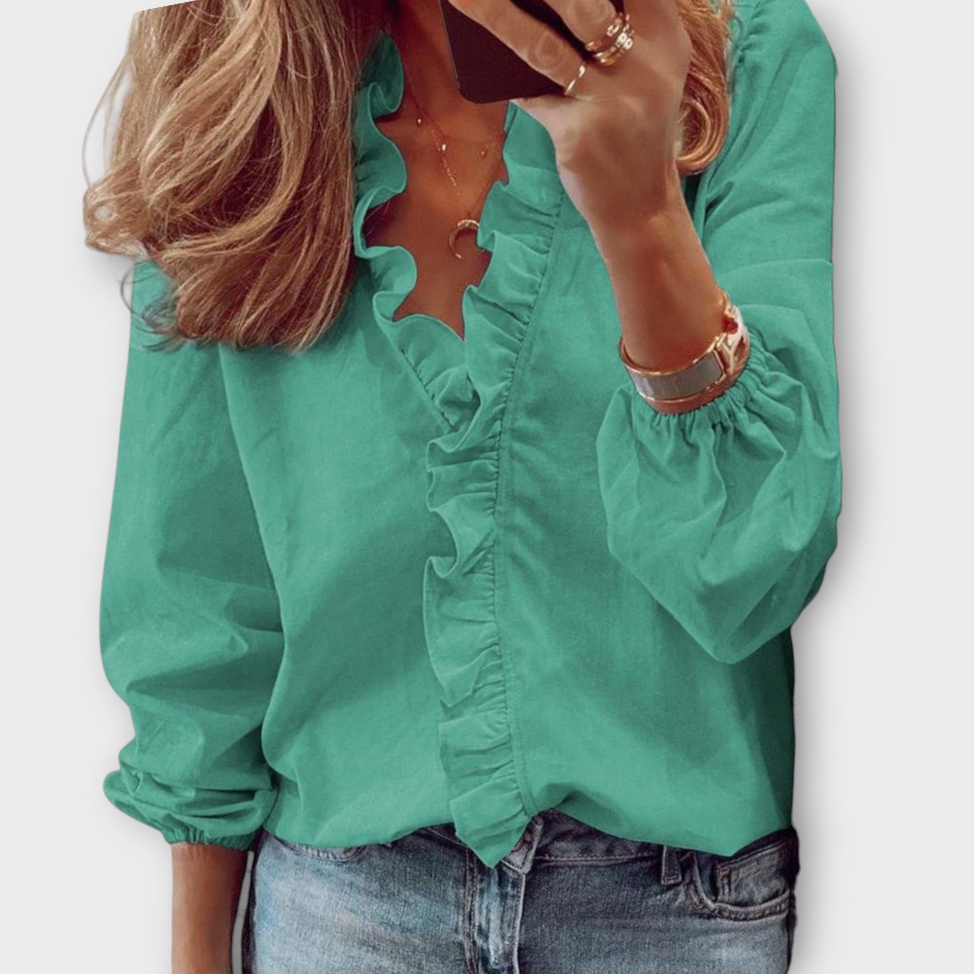 Ellington | Elegant Ruffled Blouse