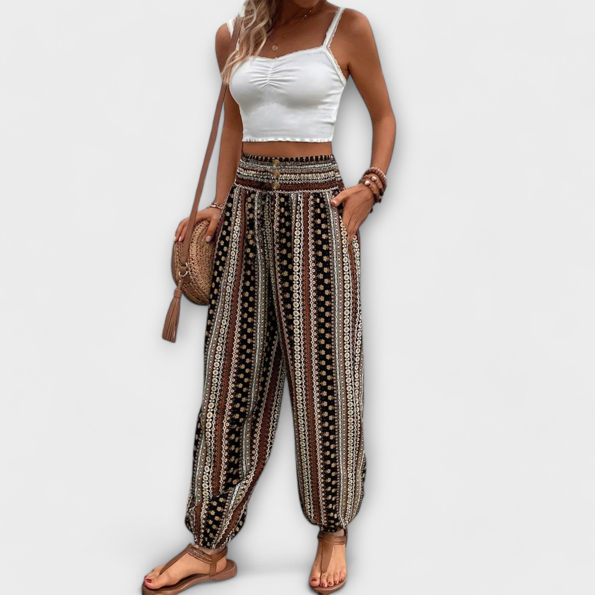 Ellington | Ethnic Graphic Pants