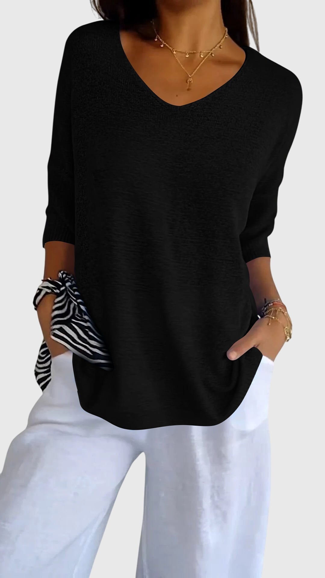 Ellington | Elegant V-Neck Top
