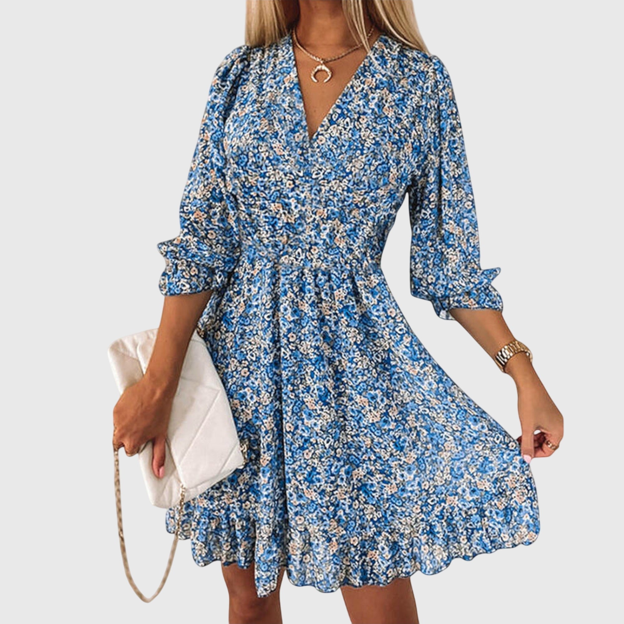 Ellington | Floral Puff Sleeve Dress