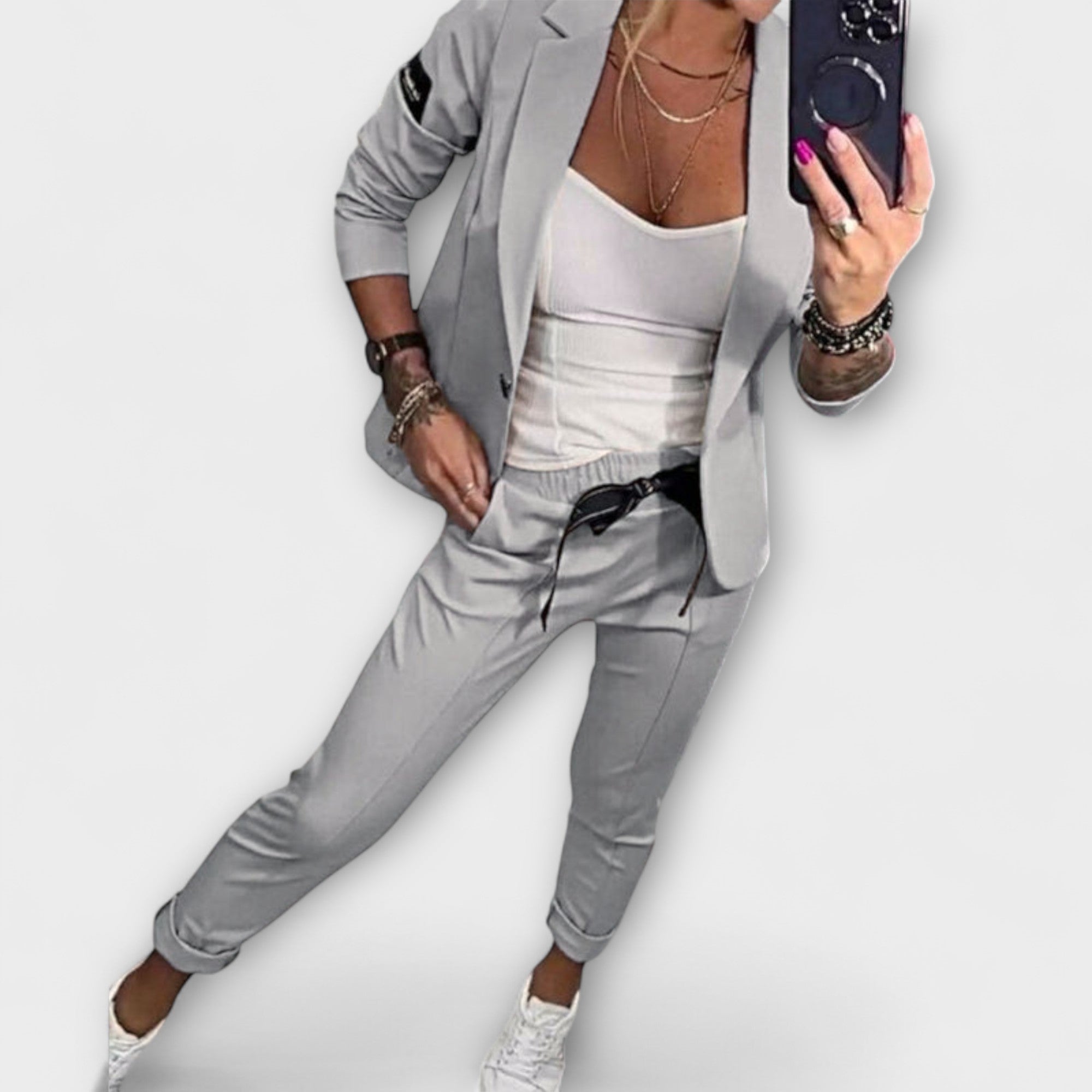 Ellington | Elegant Set of Top, Jacket, and Pants