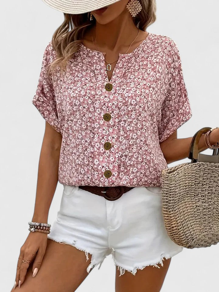 Ellington | Elegant Floral Summer Top