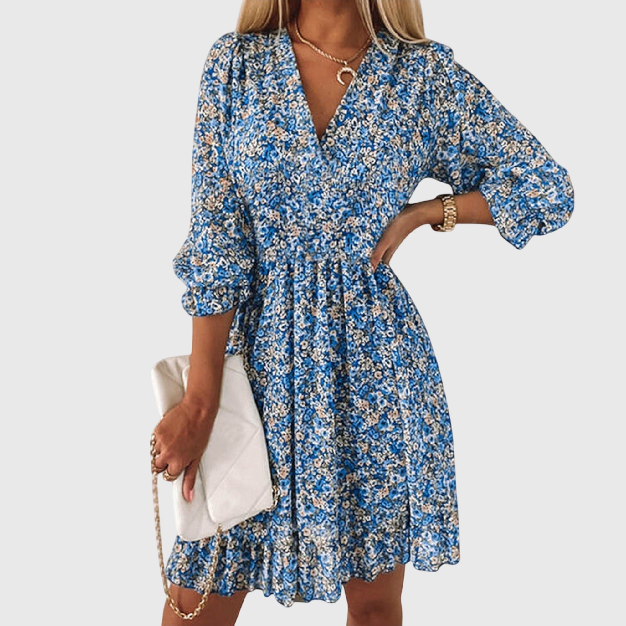 Ellington | Floral Puff Sleeve Dress