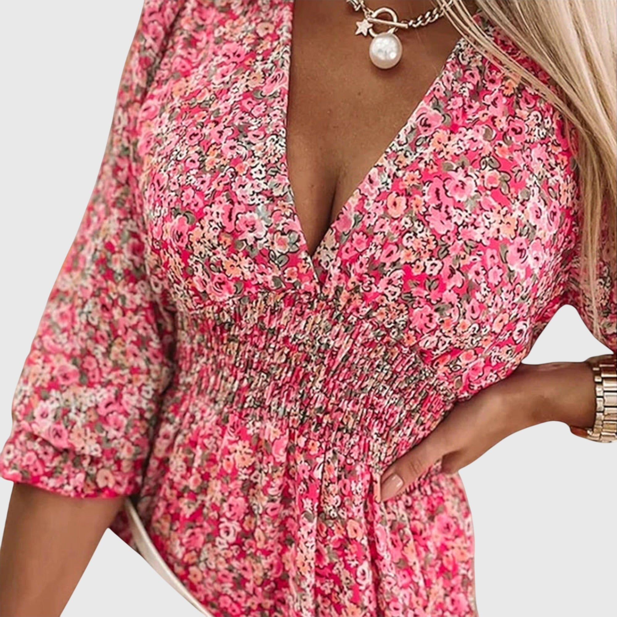Ellington | Floral Puff Sleeve Dress