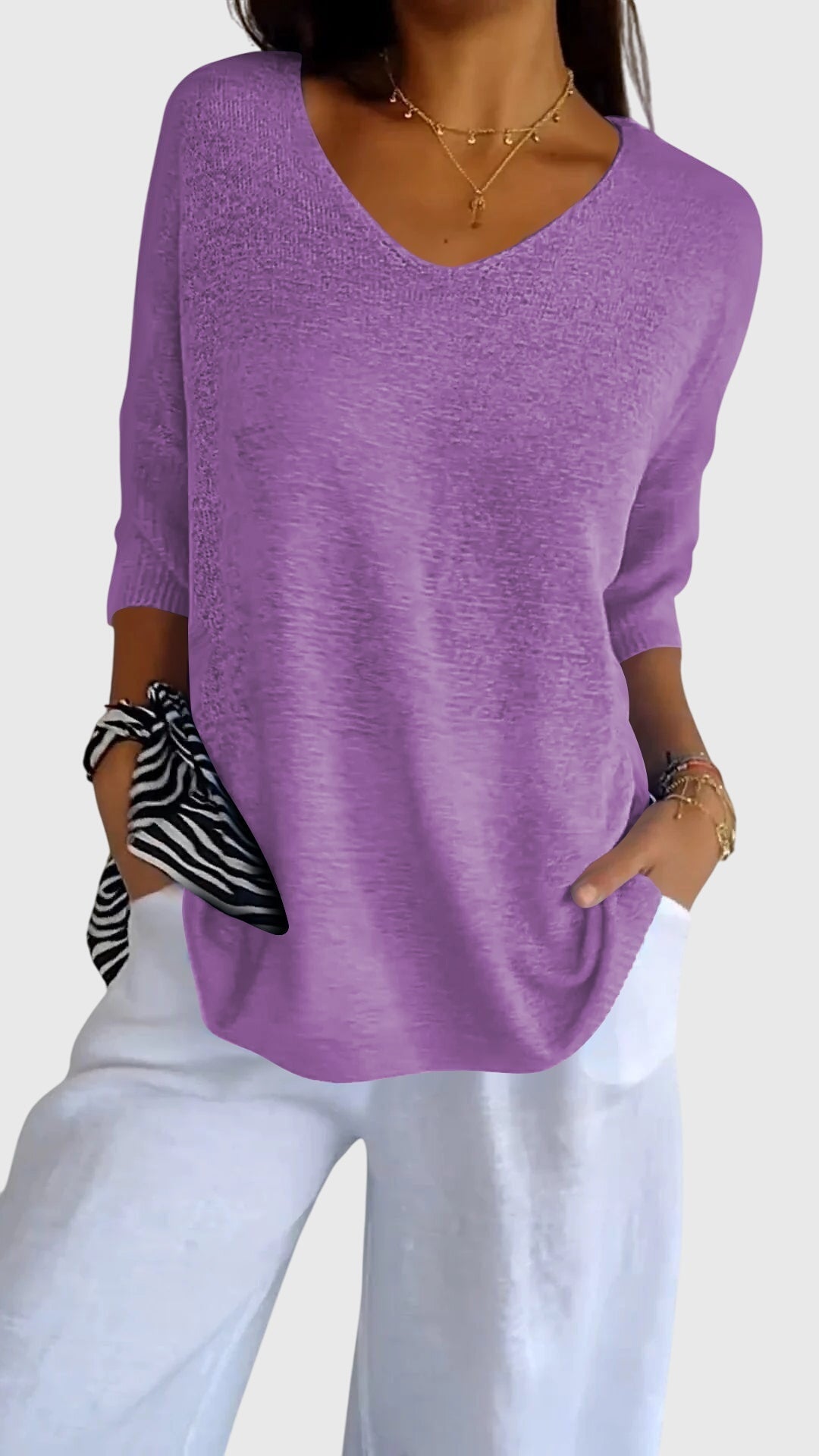 Ellington | Elegant V-Neck Top