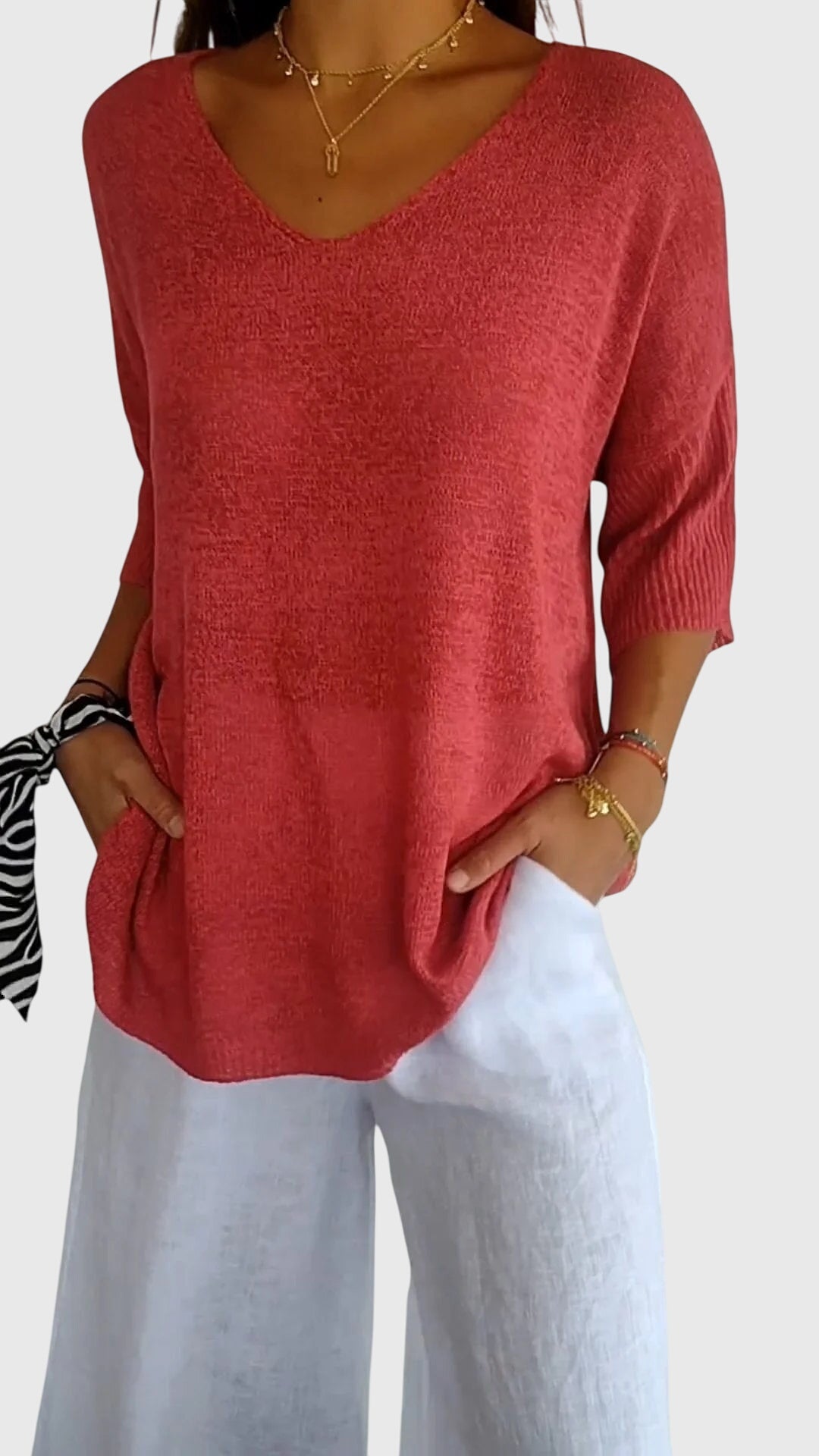 Ellington | Elegant V-Neck Top