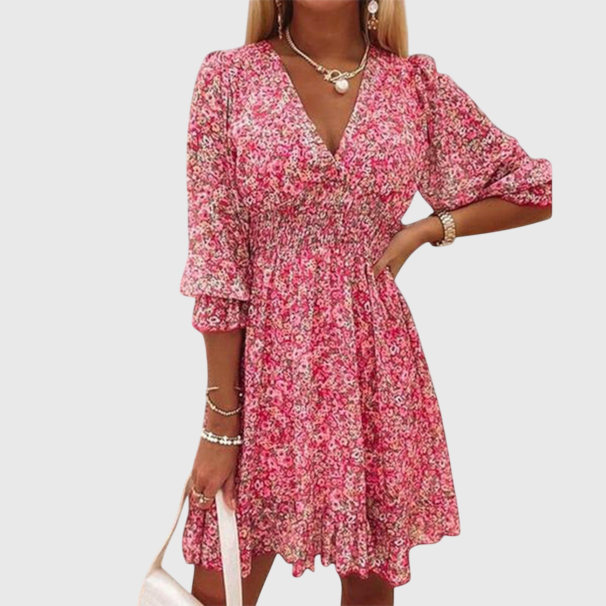 Ellington | Floral Puff Sleeve Dress
