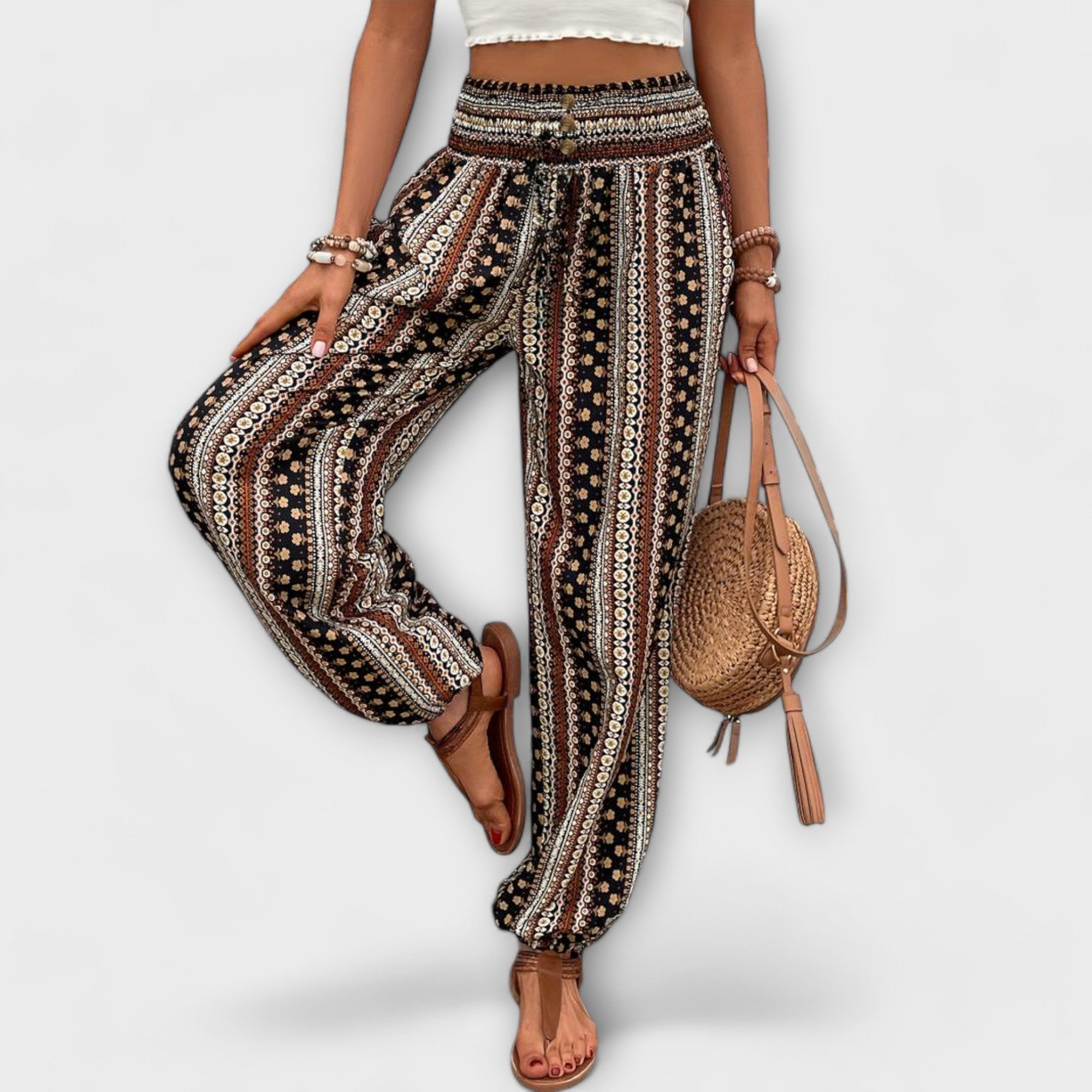 Ellington | Ethnic Graphic Pants