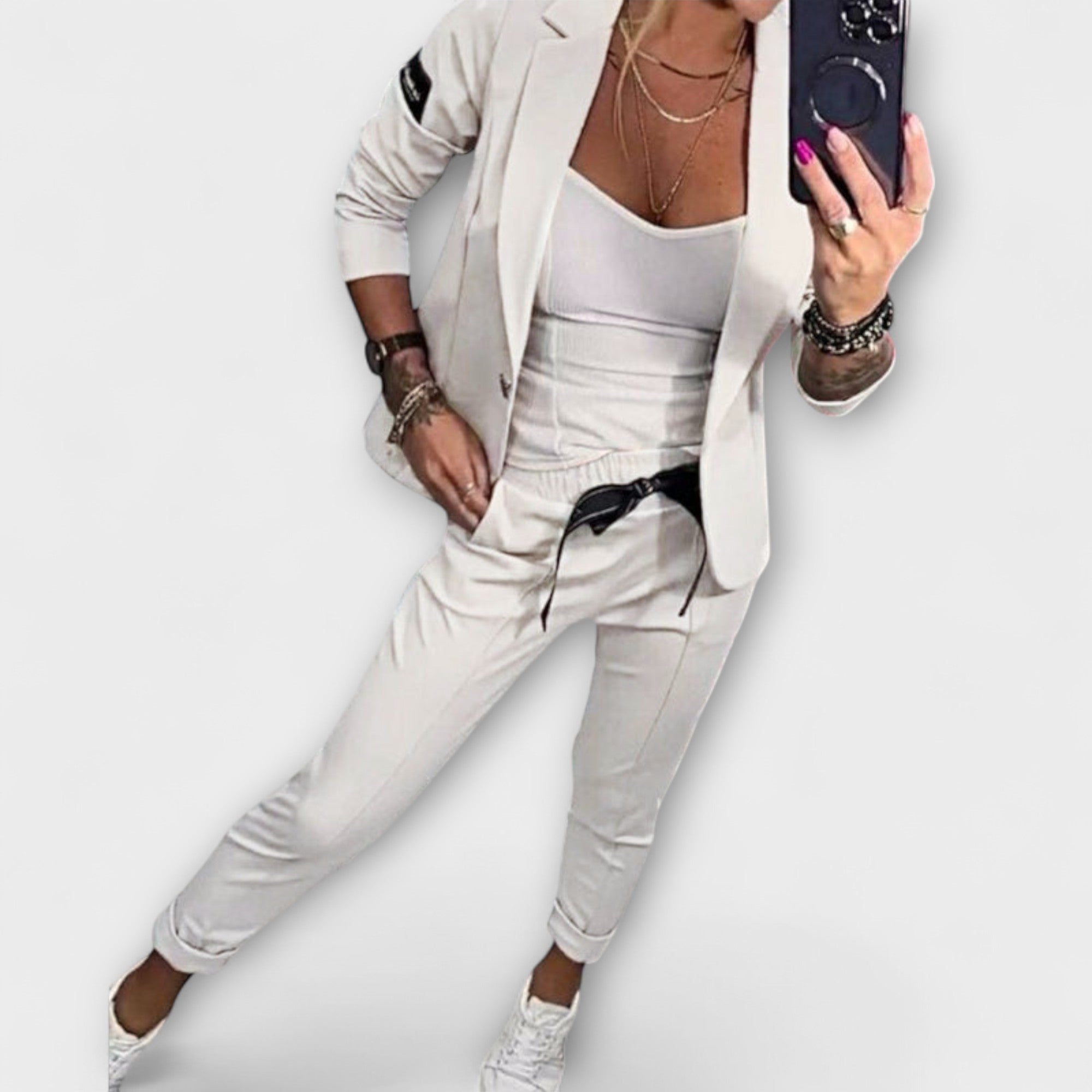 Ellington | Elegant Set of Top, Jacket, and Pants
