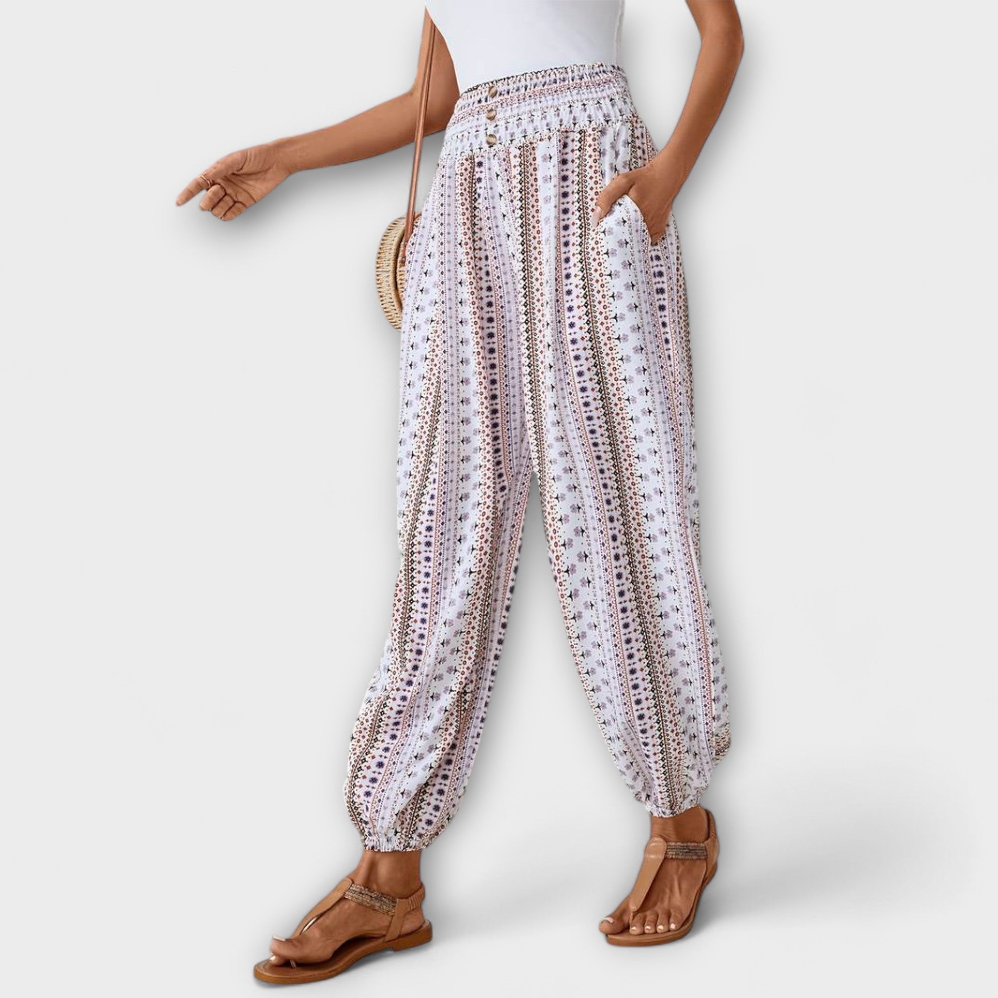 Ellington | Ethnic Graphic Pants