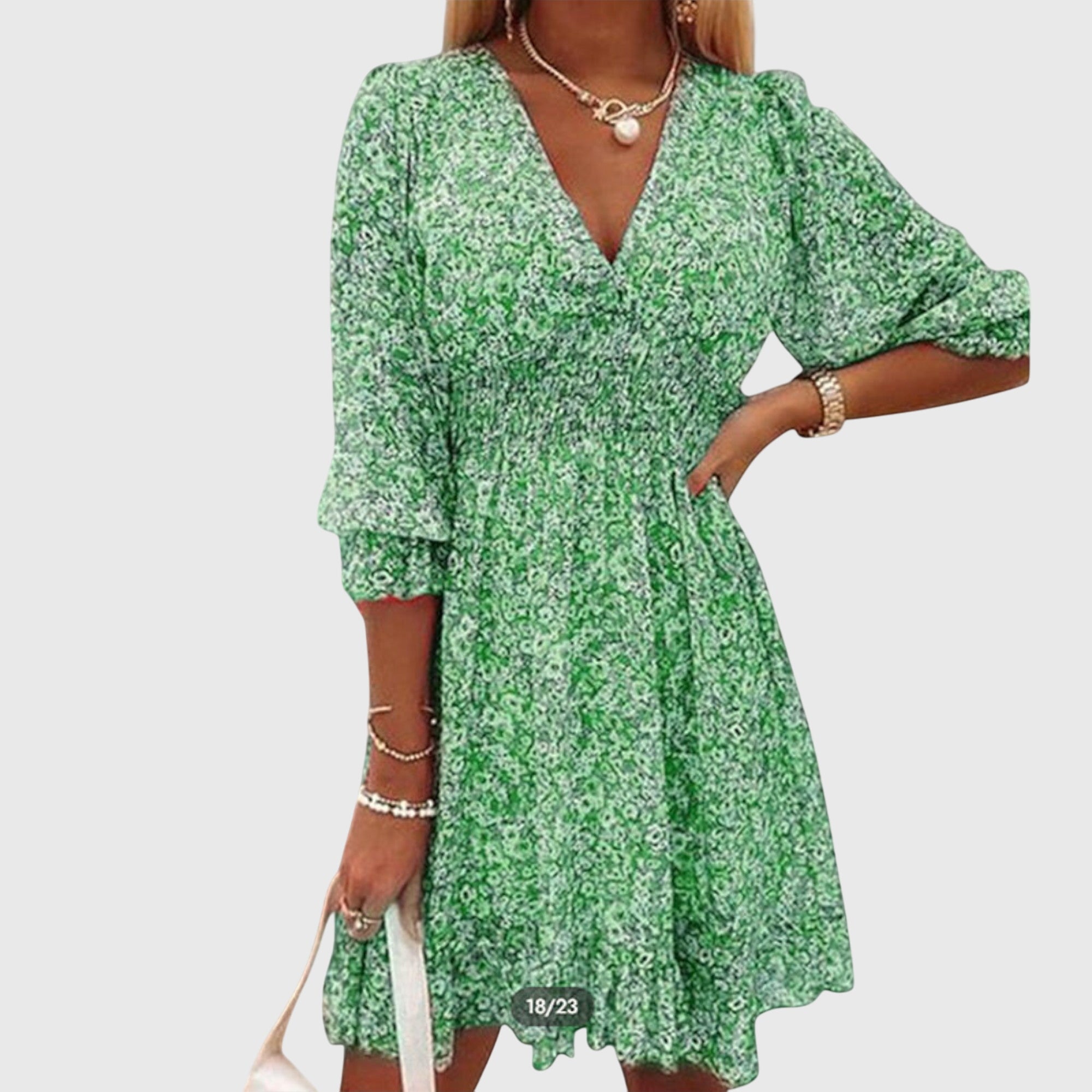 Ellington | Floral Puff Sleeve Dress
