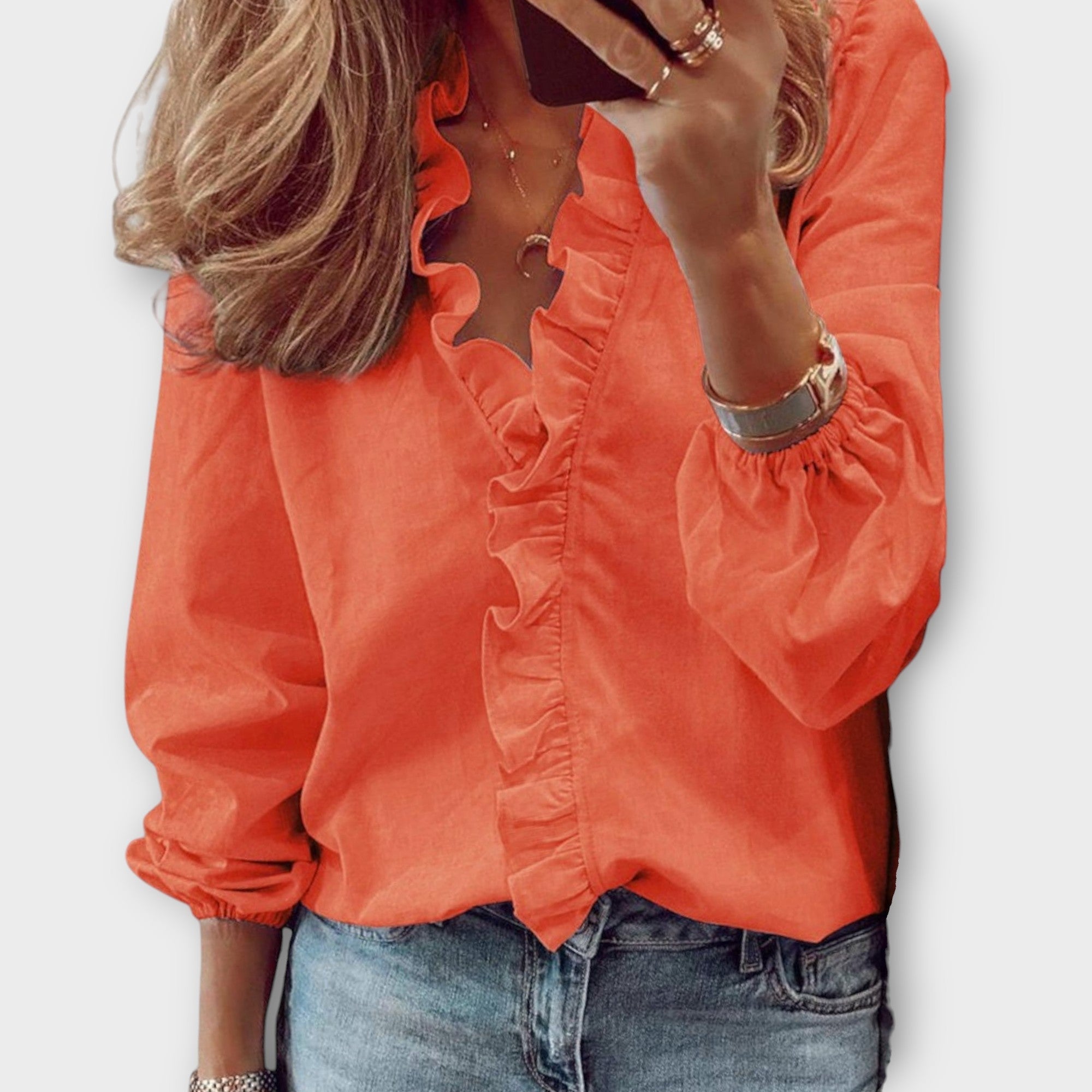 Ellington | Elegant Ruffled Blouse