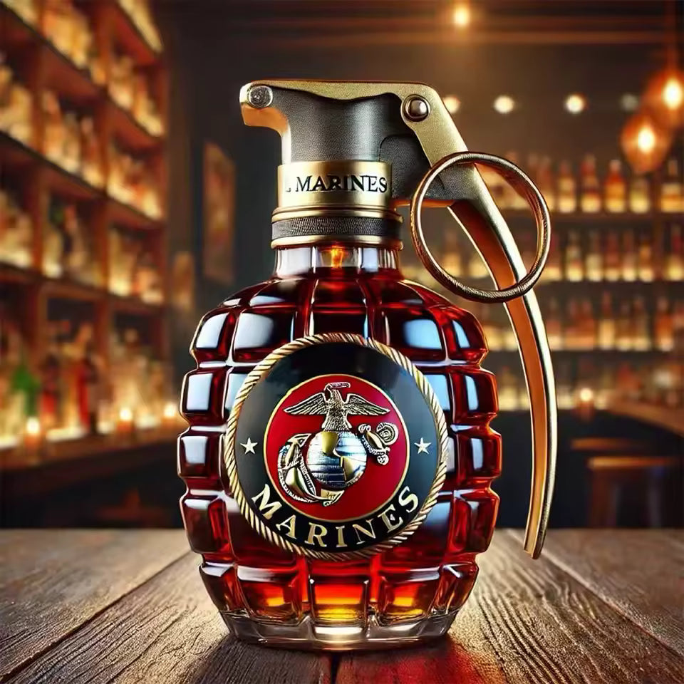 Whisky Bottle - Grenade Edition