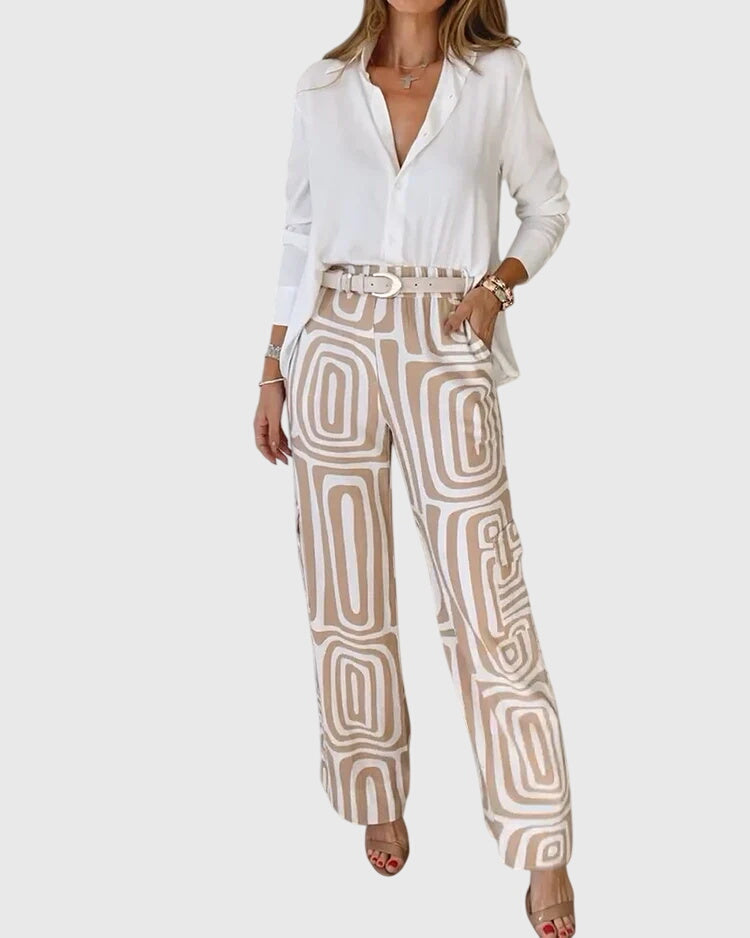 Ellington | Stylish Pants + Free Blouse & Belt
