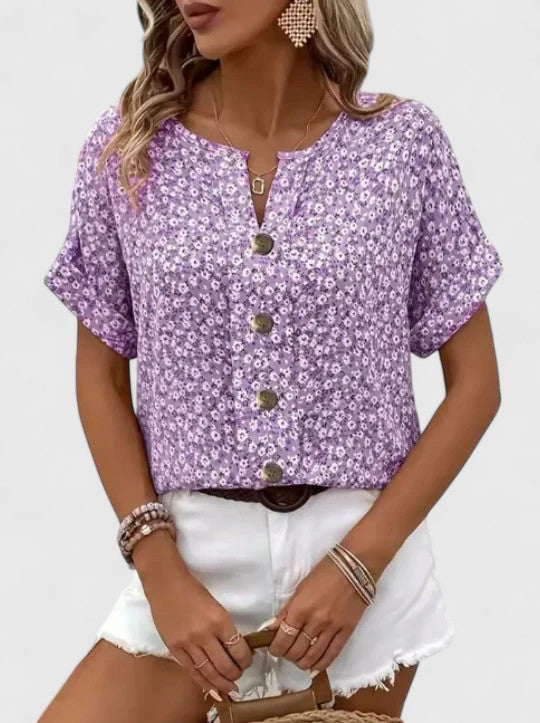 Ellington | Elegant Floral Summer Top