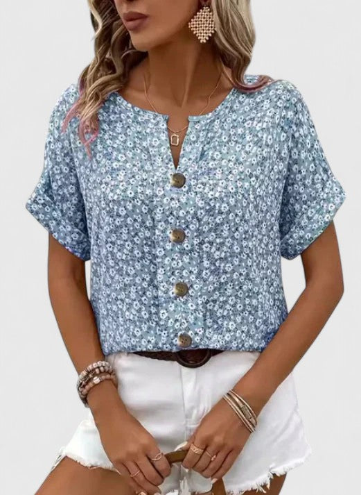Ellington | Elegant Floral Summer Top