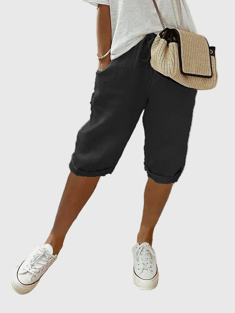 Emma | Soft Tailored Comfort Shorts